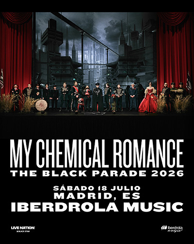 Cartel del espectáculo My Chemical Romance - The Black Parade 2026