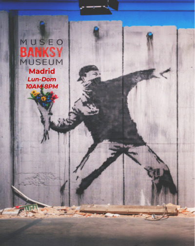 Cartel del espectáculo Museo Banksy