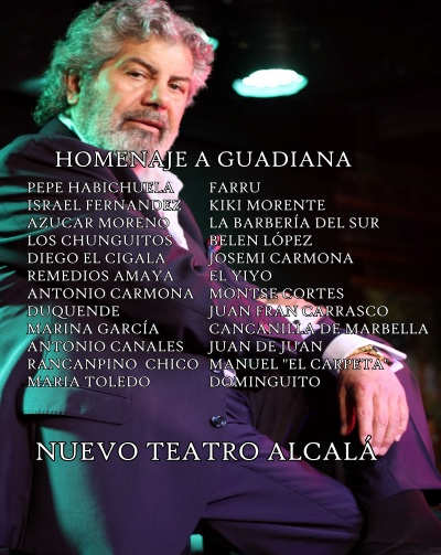 Cartel del espectáculo Homenaje a Guadiana