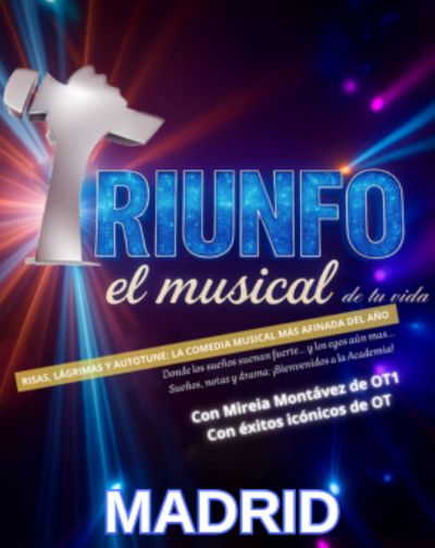 Cartel del espectáculo Triunfo: El Musical de Tu Vida