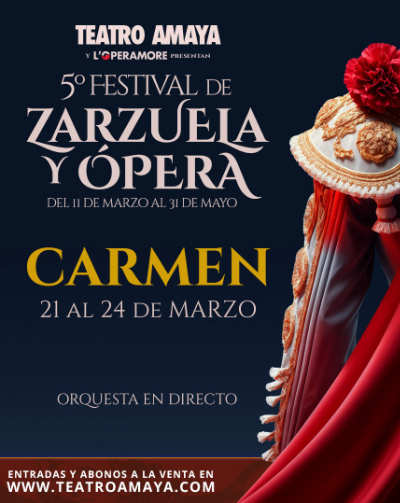 Cartel del espectáculo Carmen - 5º Festival de Zarzuela y Ópera