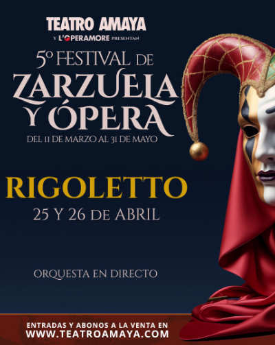 Cartel del espectáculo Rigoletto - 5º Festival de Zarzuela Y Ópera