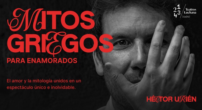 Cartel del espectáculo Mitos Griegos Para Enamorados