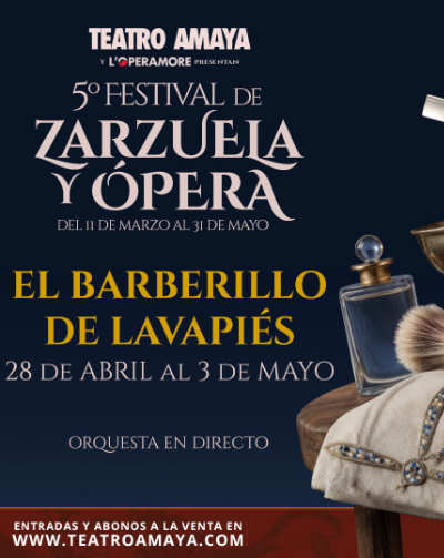Cartel del espectáculo El Barberillo de Lavapiés