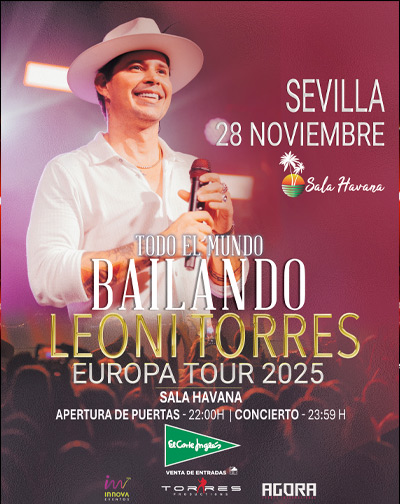 Cartel del espectáculo Leoni Torres