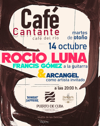 Cartel del espectáculo Café Cantante - Rocío Luna & Arcángel
