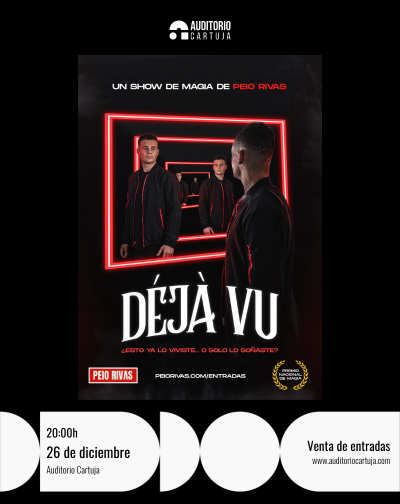 Cartel del espectáculo Déjà Vu