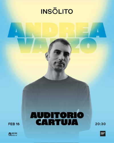 Cartel del espectáculo Andrea Vanzo