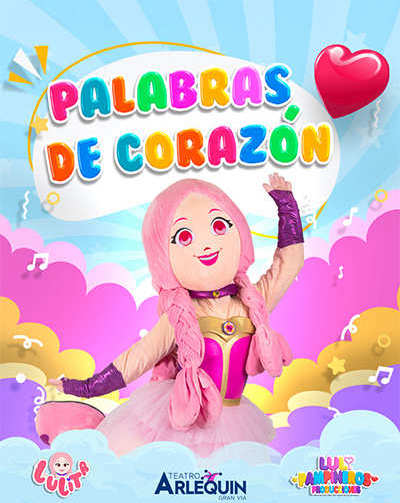 Cartel del espectáculo Lulita - Palabras de Corazón