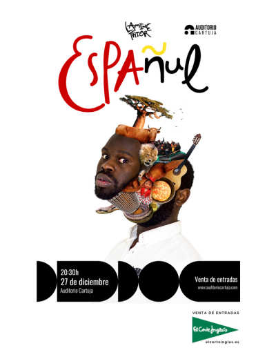 Cartel del espectáculo Españul - Lamine Thior
