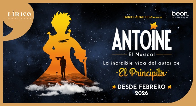 Cartel del espectáculo Antoine - El Musical