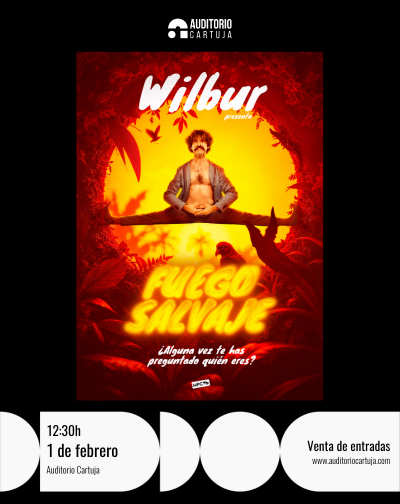 Cartel del espectáculo Fuego Salvaje - Wilbur