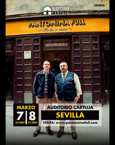 Cartel del espectáculo Pantomima Full - Hecho a Mano
