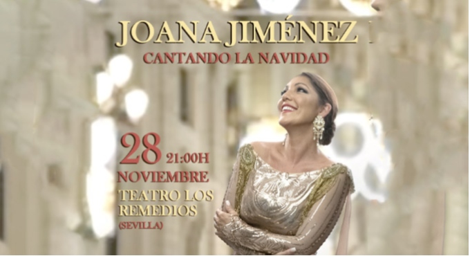 Cartel del espectáculo Joana Jiménez - Cantando La Navidad