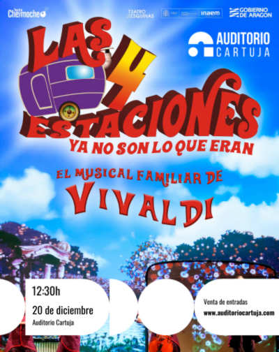 Cartel del espectáculo LAS 4 ESTACIONES...YA NO SON LO QUE ERAN