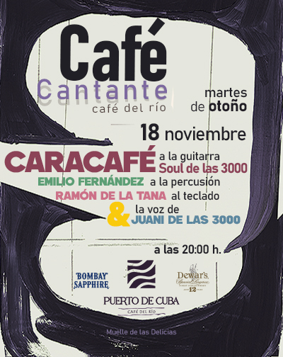 Cartel del espectáculo Café Cantante - Caracafé
