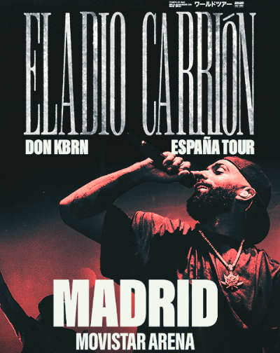 Cartel del espectáculo Eladio Carrión - DON KBRN Tour España 2026