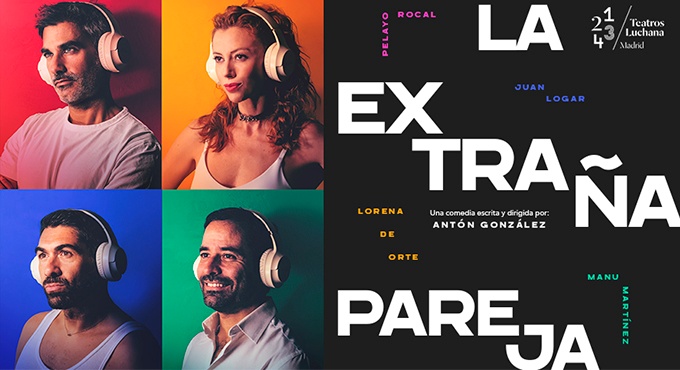 Cartel del espectáculo La Extraña Pareja