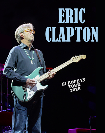 Cartel del espectáculo Eric Clapton - European Tour 2026 - VIP