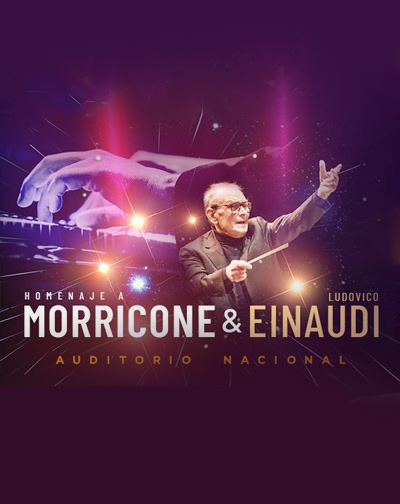 Cartel del espectáculo Homenaje a Morricone & Ludovico Einaudi