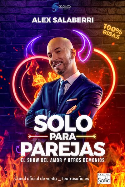 Cartel del espectáculo Solo para parejas. El show del amor y otros demonios