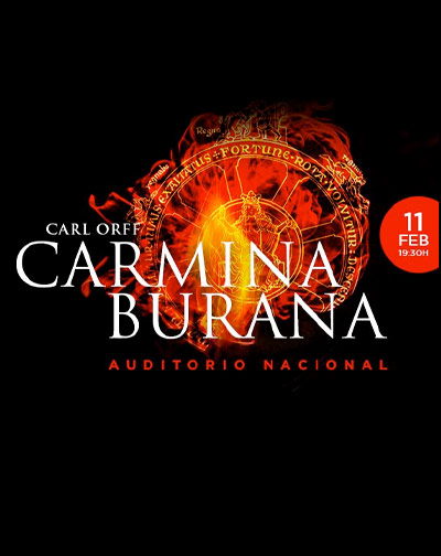 Cartel del espectáculo Carmina Burana