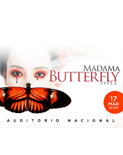 Cartel del espectáculo Ópera: Madama Butterfly de Puccini