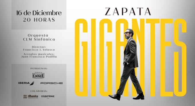 Cartel del espectáculo Gigantes - Zapata & Orquesta CLM Sinfónica