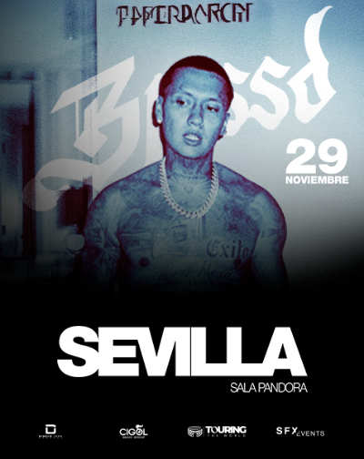 Cartel del espectáculo Blessd