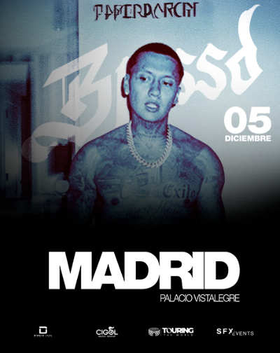 Cartel del espectáculo Blessd