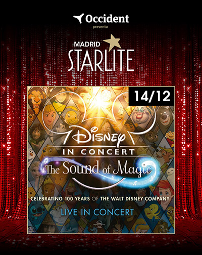 Cartel del espectáculo Disney Concert The Sound Of Magic - Starlite Madrid