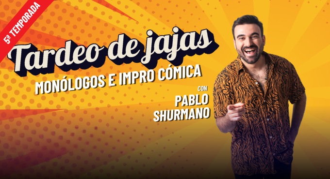 Cartel del espectáculo Tardeo de jajas - Monólogos e impro cómica