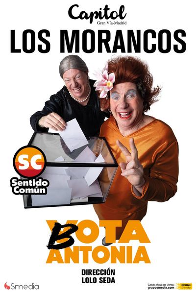 Cartel del espectáculo Los Morancos - Bota Antonia