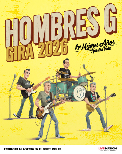 Cartel del espectáculo Hombres G - Los Mejores Años de nuestra vida