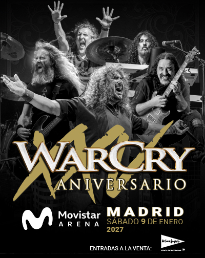 Cartel del espectáculo Warcry - XXV Aniversario