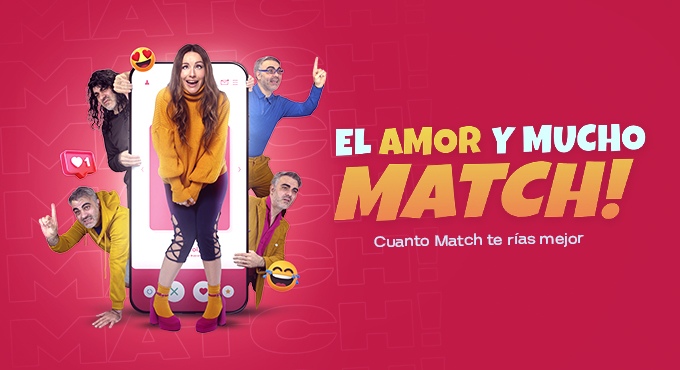 Cartel del espectáculo El Amor y Mucho Match!