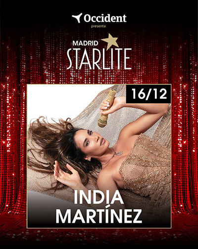 Cartel del espectáculo India Martínez - Starlite Madrid