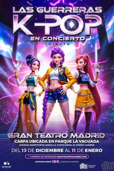 Cartel del espectáculo Las Guerreras K-Pop en Concierto - Tributo