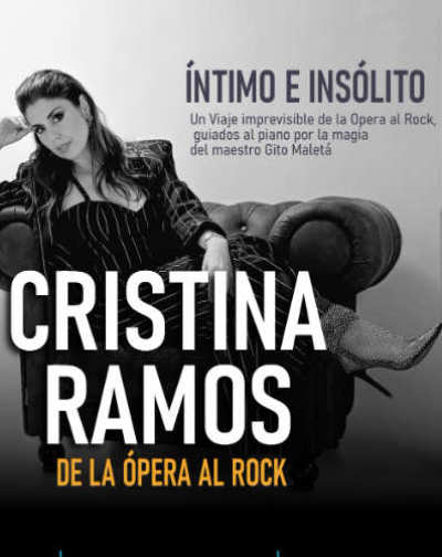 Cartel del espectáculo Cristina Ramos, de la Ópera al Rock