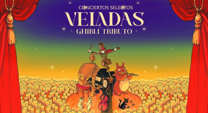 Cartel del espectáculo Veladas Ghibli Tributo