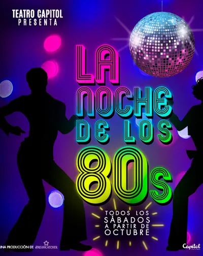 Cartel del espectáculo La noche de Los 80