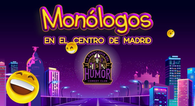 Cartel del espectáculo Monólogos en La Parroquia del Humor