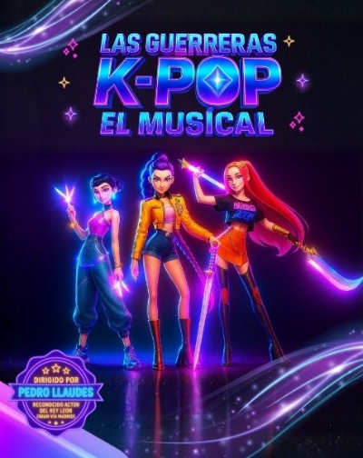 Cartel del espectáculo Las Guerreras K-POP, EL MUSICAL