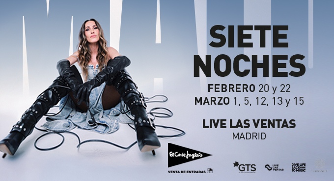 Cartel del espectáculo Malú - Siete Noches