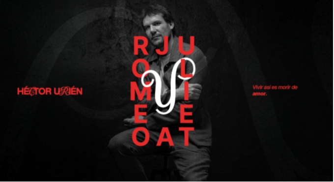 Cartel del espectáculo Romeo y Julieta