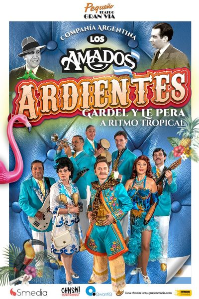 Cartel del espectáculo Los Amados