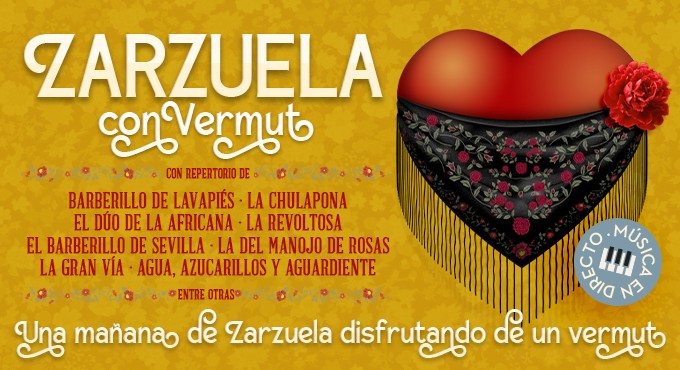 Cartel del espectáculo ZARZUELA con VERMUT 2026