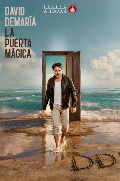 Cartel del espectáculo David DeMaría - La Puerta Mágica.