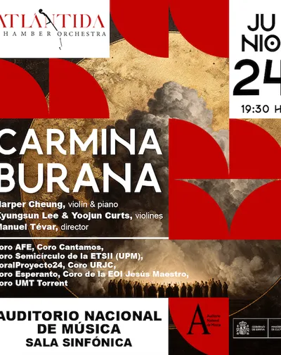 Cartel del espectáculo Carmina Burana