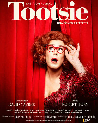 Cartel del espectáculo Tootsie, La Comedia Musical